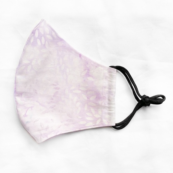 Handmade Face Mask / Cover - Light Purple - Picture 3 of 4